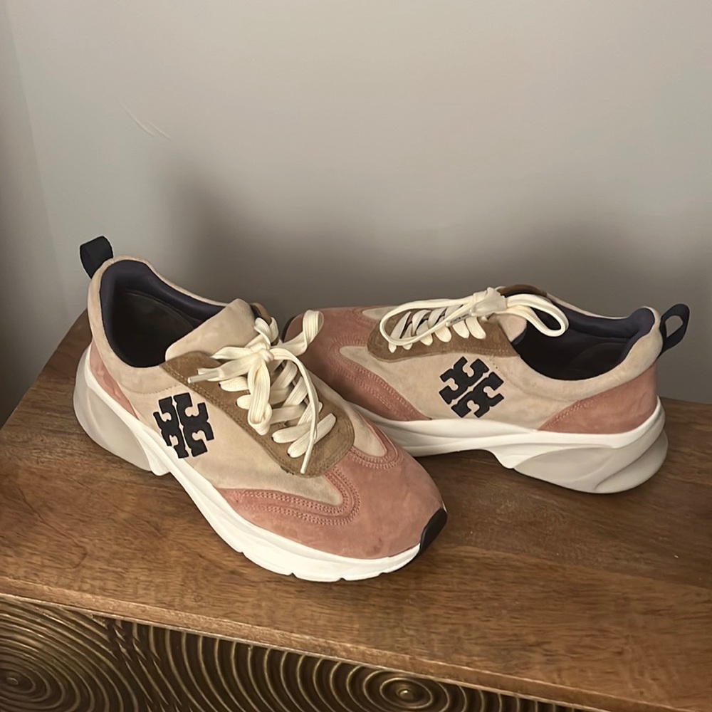 Tory Burch Good Luck Trainer Sneakers like new condition!